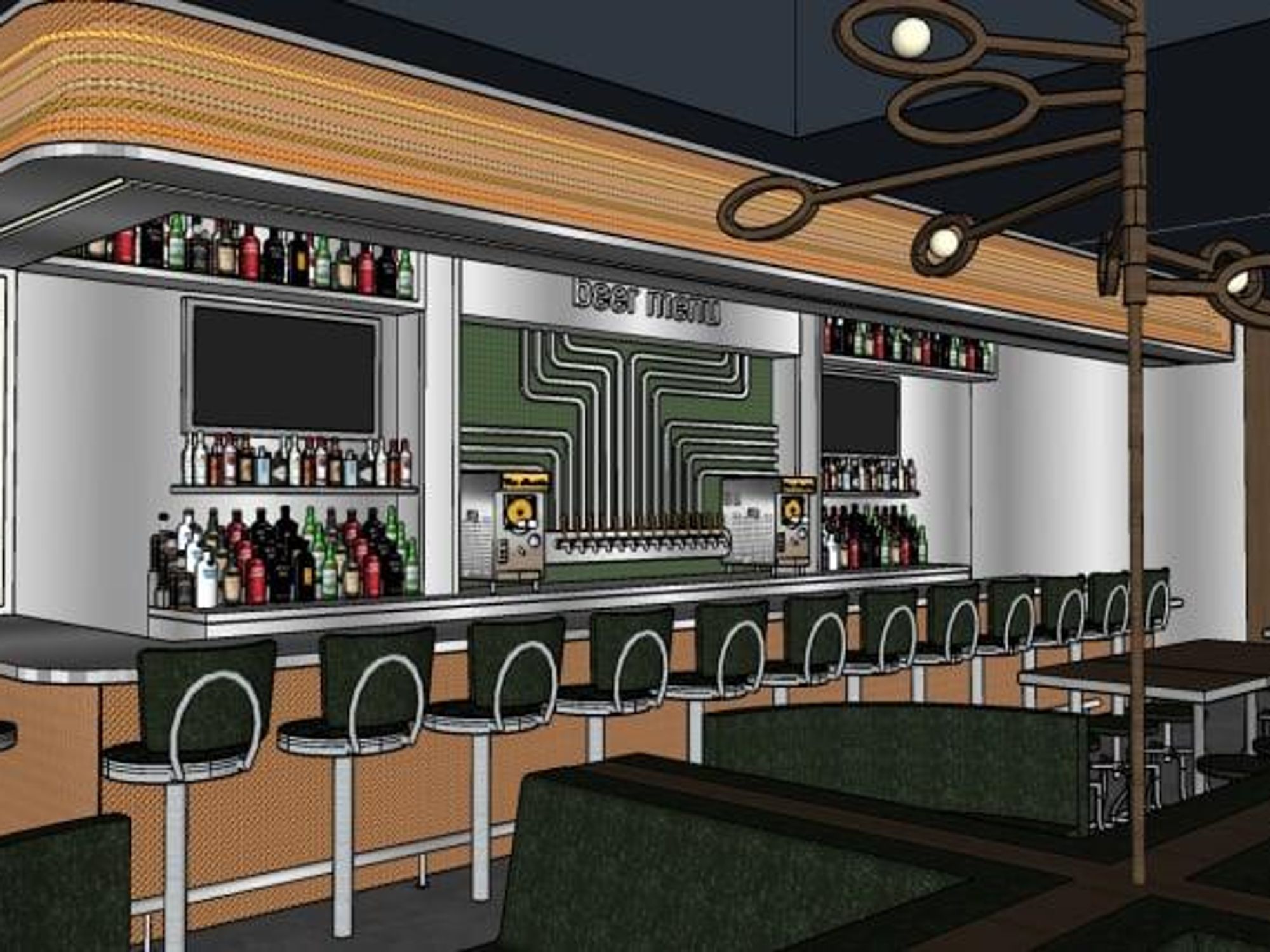 FM Kitchen & Bar Montrose rendering
