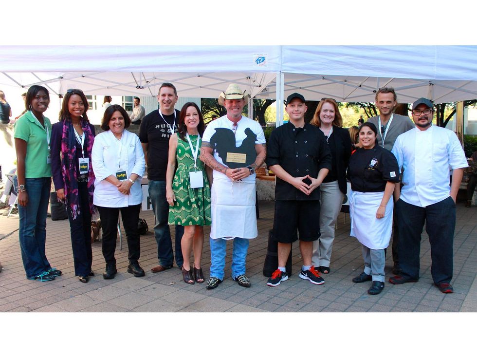 Food Day Chef Throwdown Group shot with judges and chefs