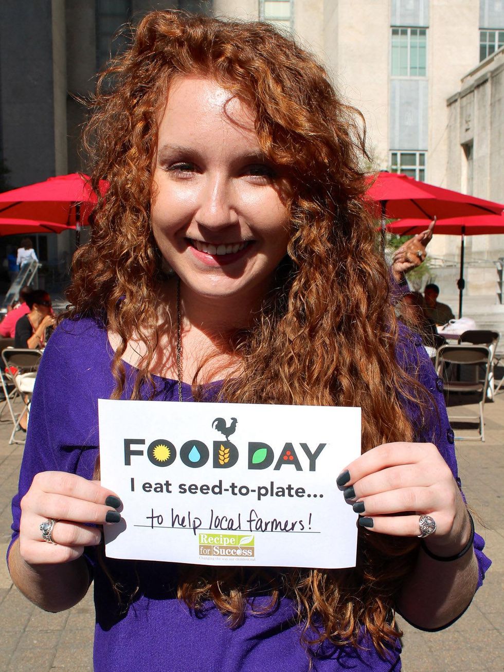 Food Day Chef Throwdown Market patron supporting Food Day