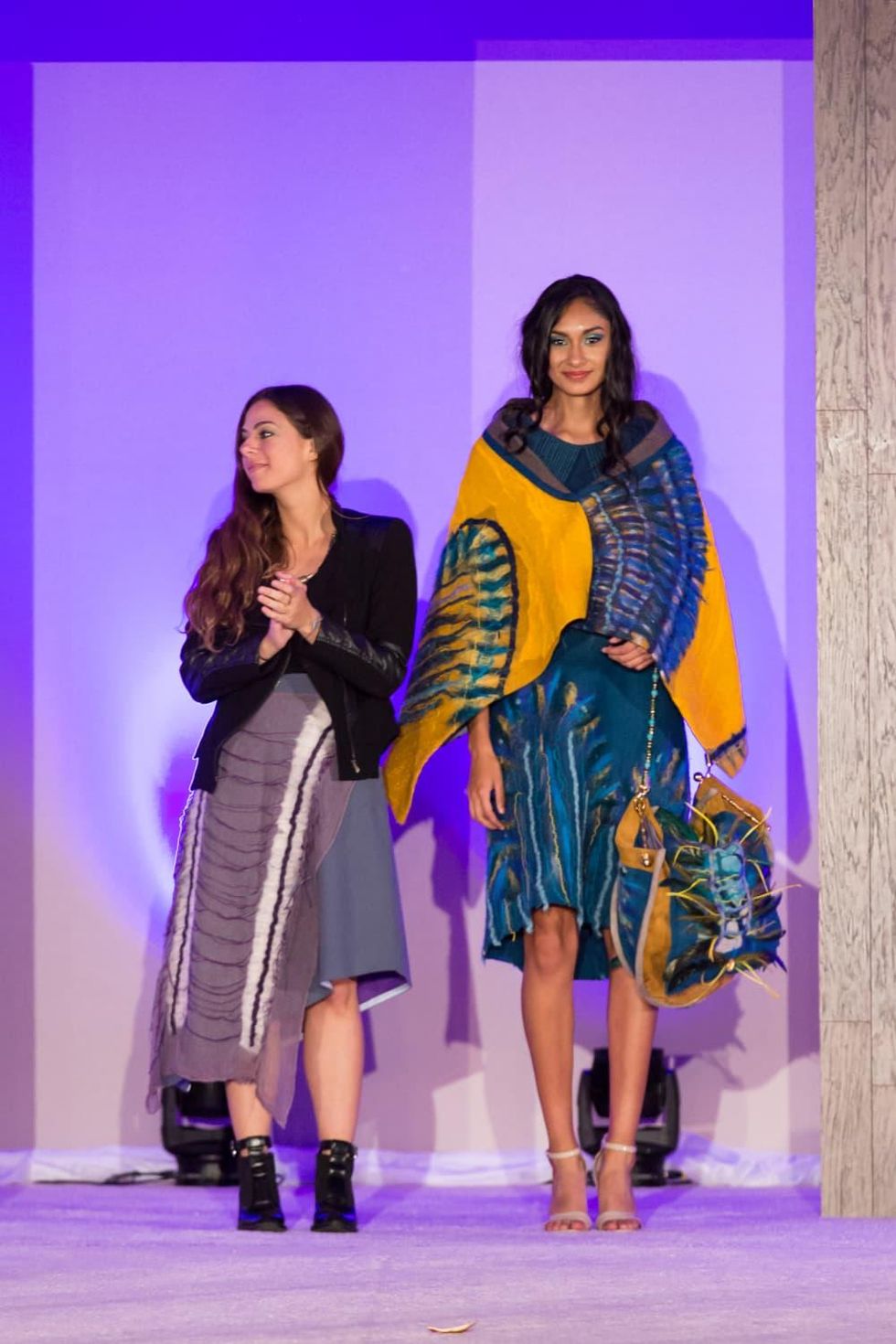 For The Sake of Art, Andrea Giralt Brun yarn dress