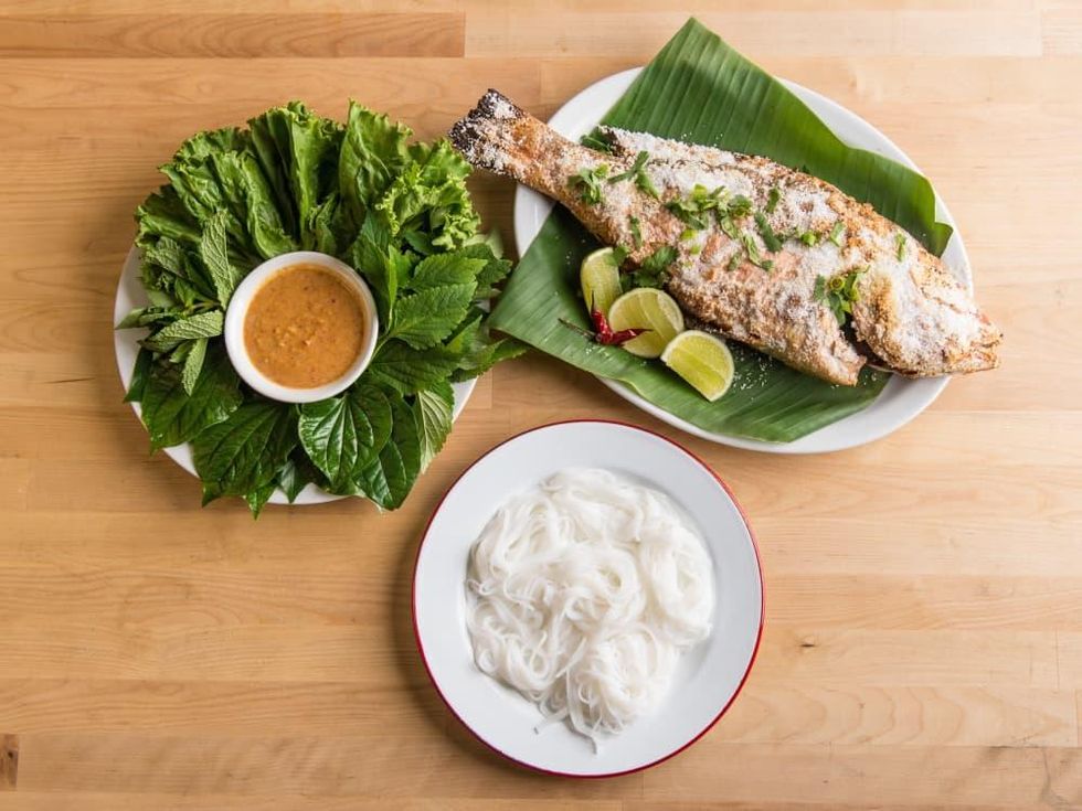 Foreign Correspondents grilled fish