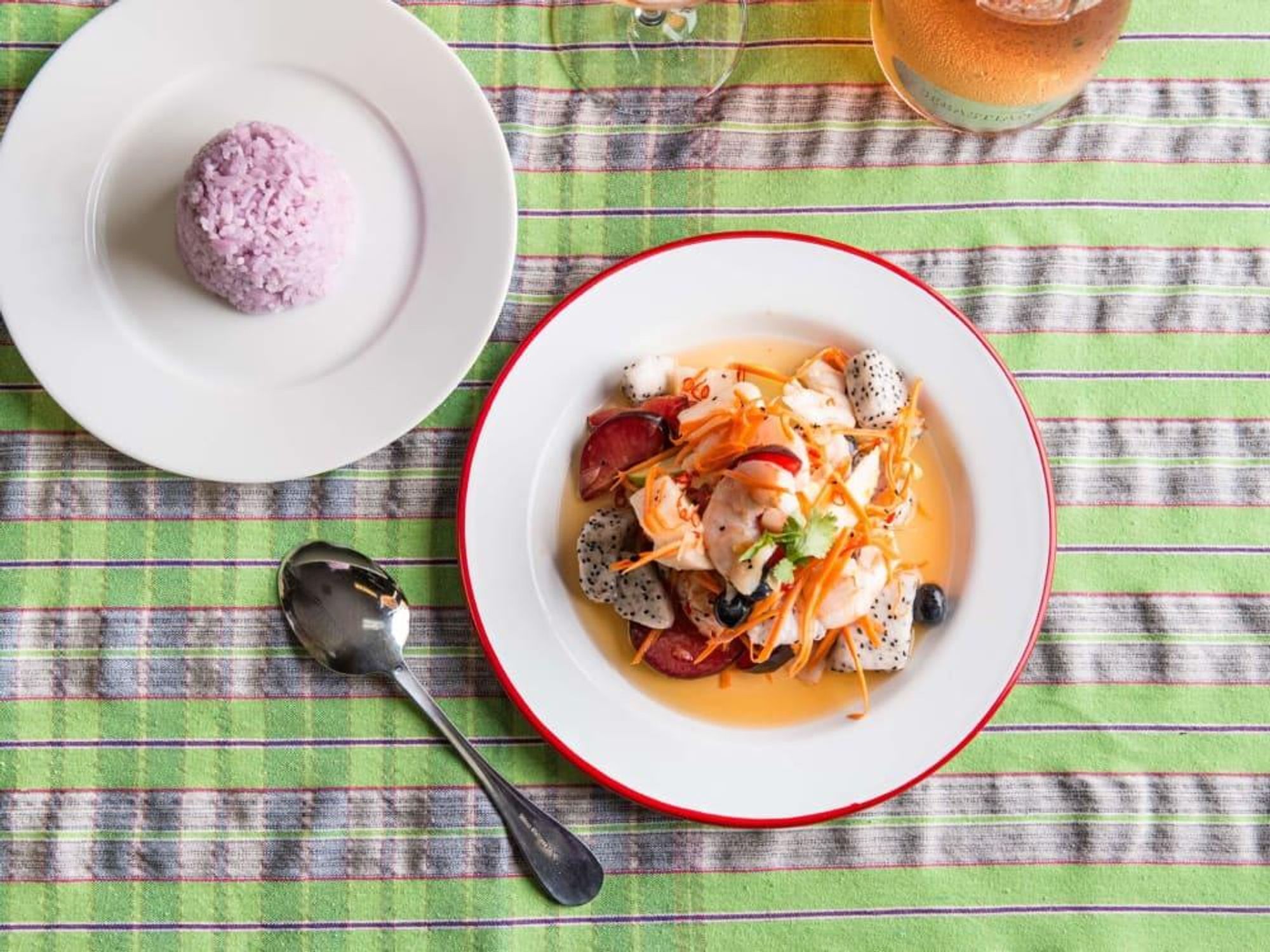 Foreign Correspondents magenta rice