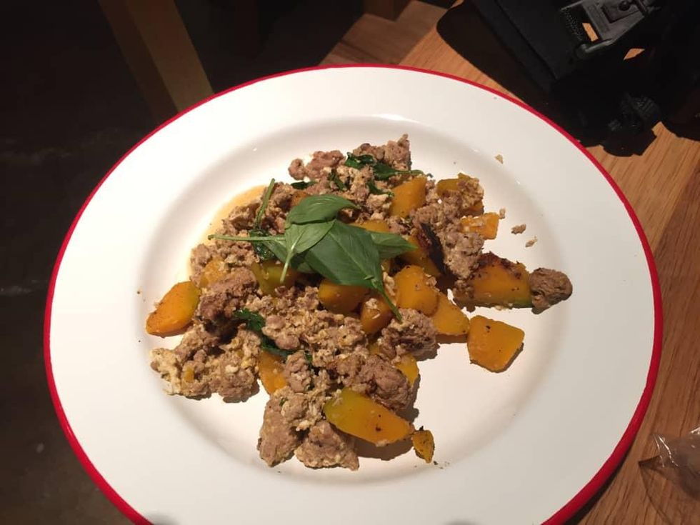 Foreign Correspondents stir fried pumpkin