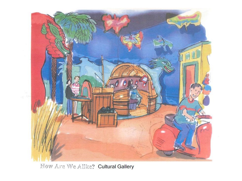 Fort Bend Children\u2019s Discovery Center January 2014 Cultural exhibit rendering