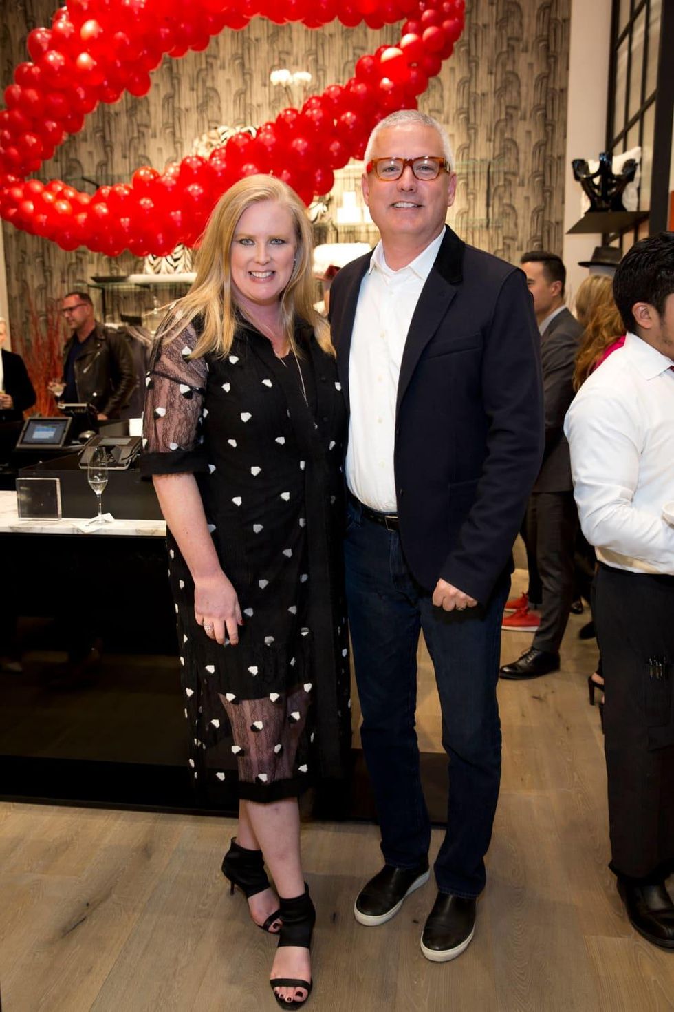 Forty Five Ten Houston opening, Suzanne Droese, David Droese