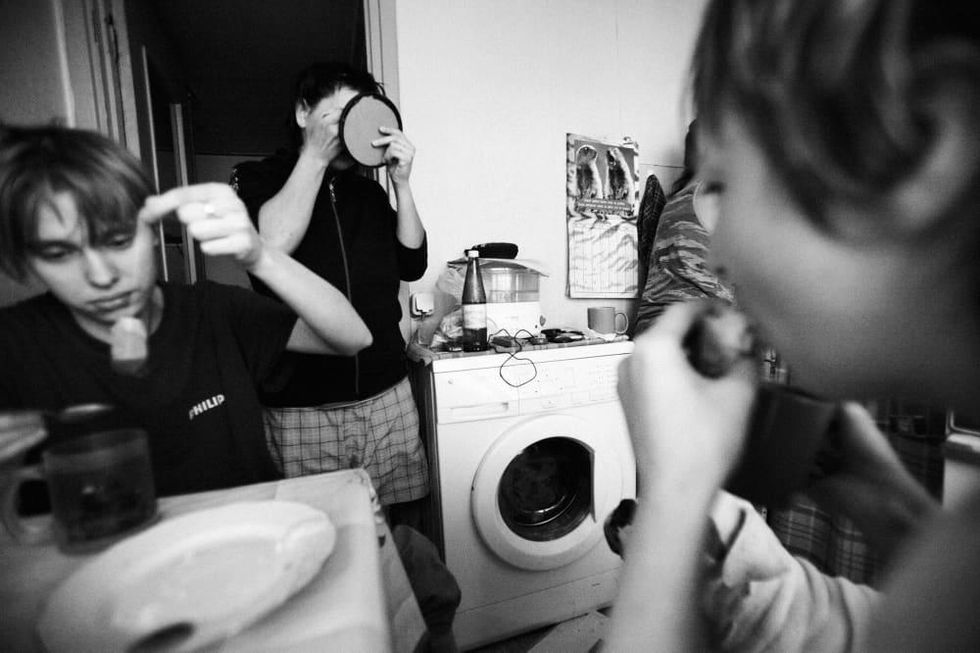 FotoFest Irina Popova Sunday breakfast in the communal kitchen