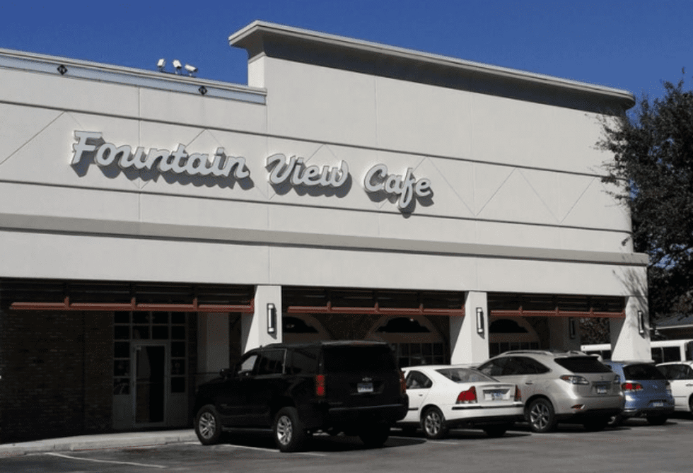 Fountain View Cafe exterior