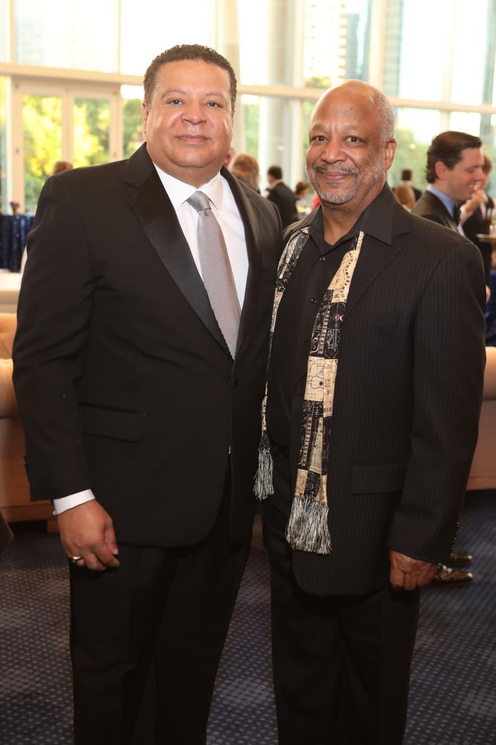 Frank Jones, Sheldon Epps at TUTS Dreamgirls Gala 2017