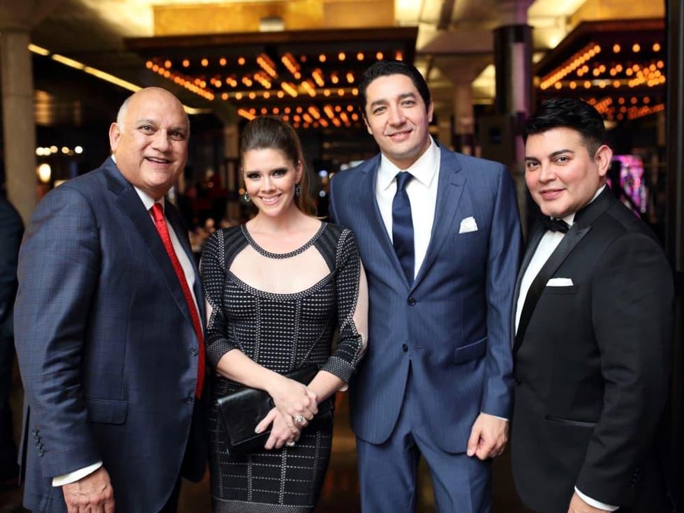 Fred Aguilar, Kirsten Guerra, William Guerra, Edward Sanchez at Stages Gala