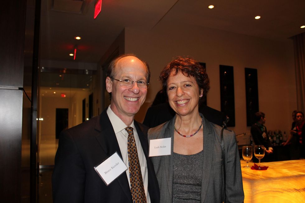 Fred Krasny and Betty Bauer at the Jane's Due Process fundraiser February 2015