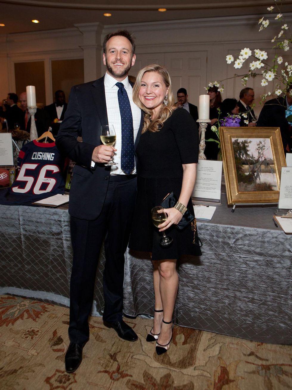 Fredrik and Amanda Mack at the SIRE Under the Stars event April 2014