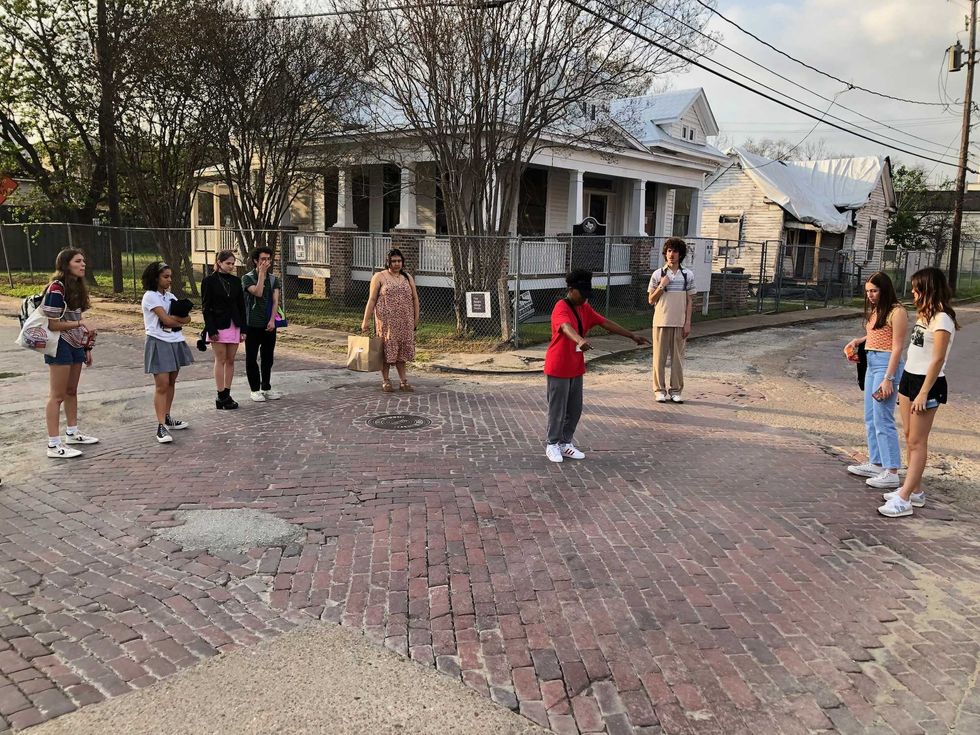 Freedmen's Town brick street