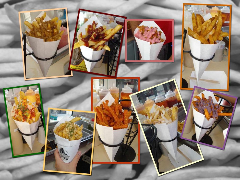 French Fry Heaven collage