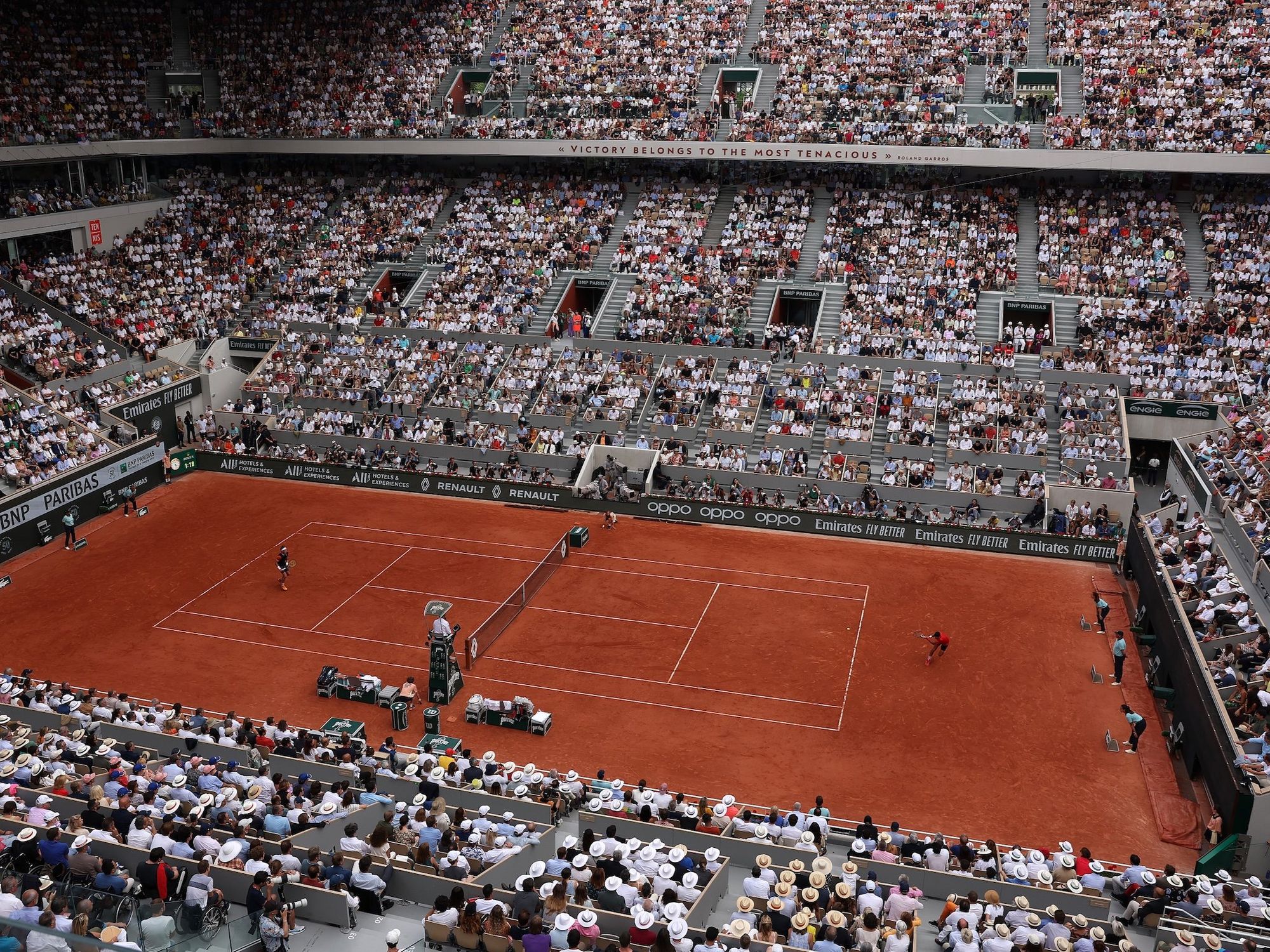 French Open tennis court