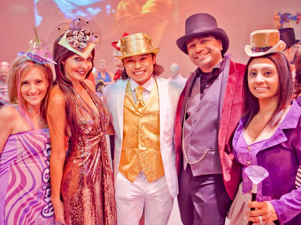 Fresh Arts Gum Ball Gala 2015 Dena Piano Winkler, Staci Henderson, Quang Henderson, Setul Patel, Sejal Patel