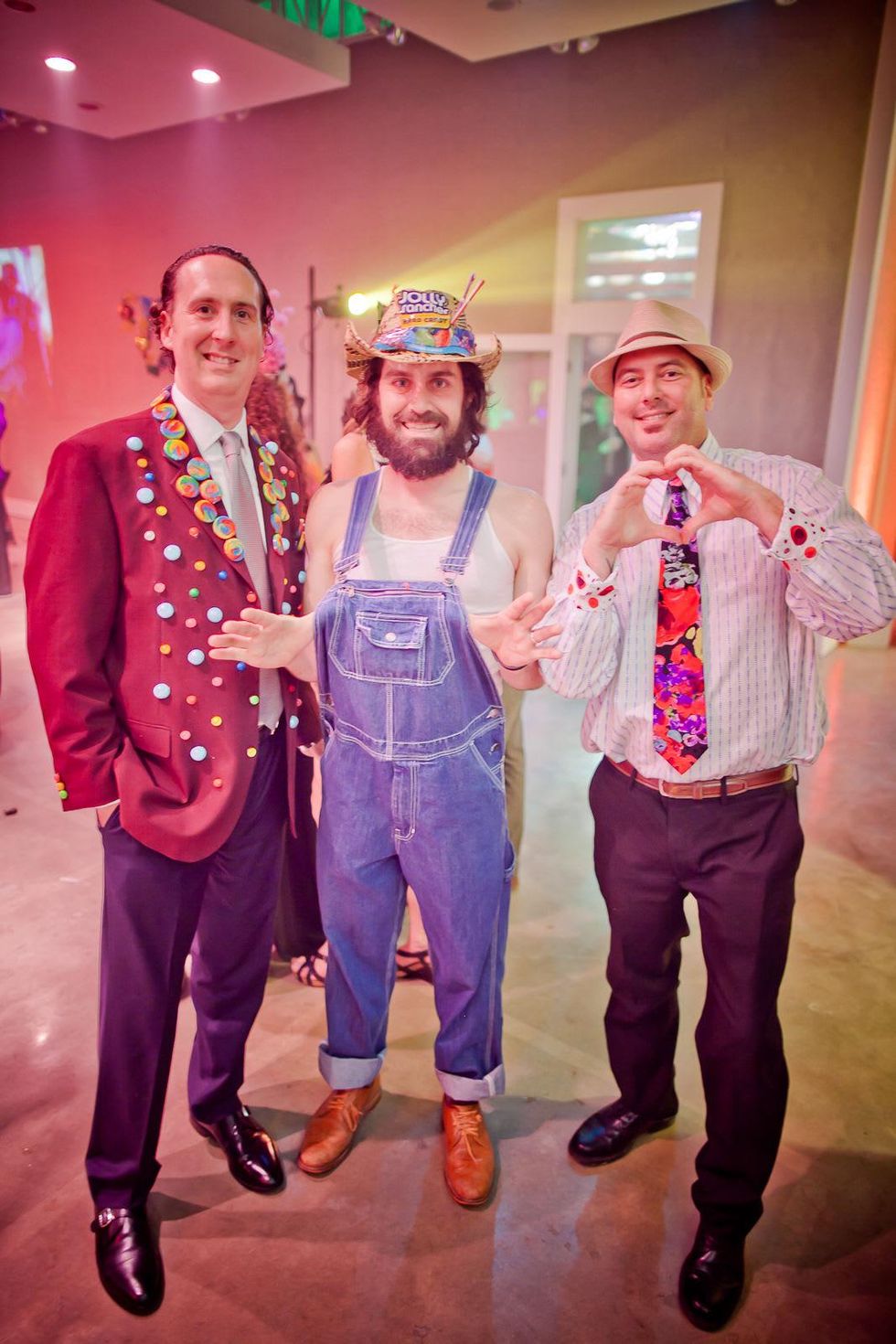 Fresh Arts Gum Ball Gala 2015 Harry McMahan, Matthew Wettergreen and Geoff Wilder