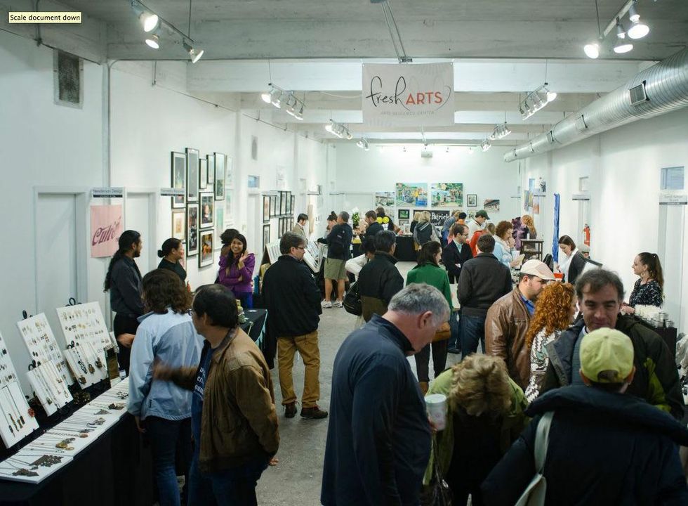Fresh Arts Winter Holiday Art Market nov 2014