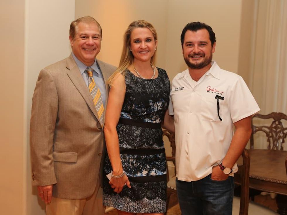 Friday Night Lights kick off Mary and Dr Mark D'Andrea and David Cordua