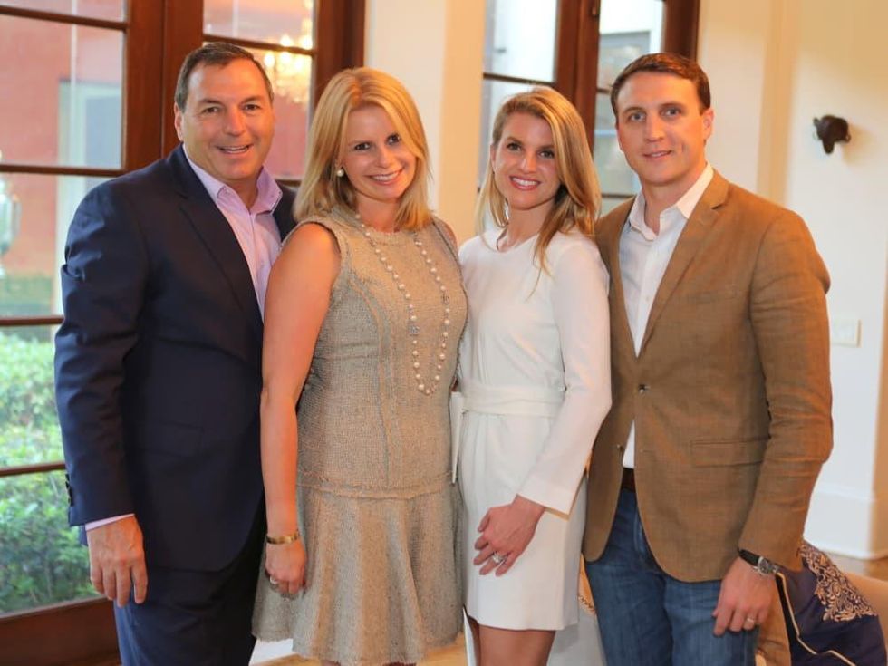 Friday Night Lights kick off Tracy and Valerie Dieterich and Lindley and Jason Arnoldy