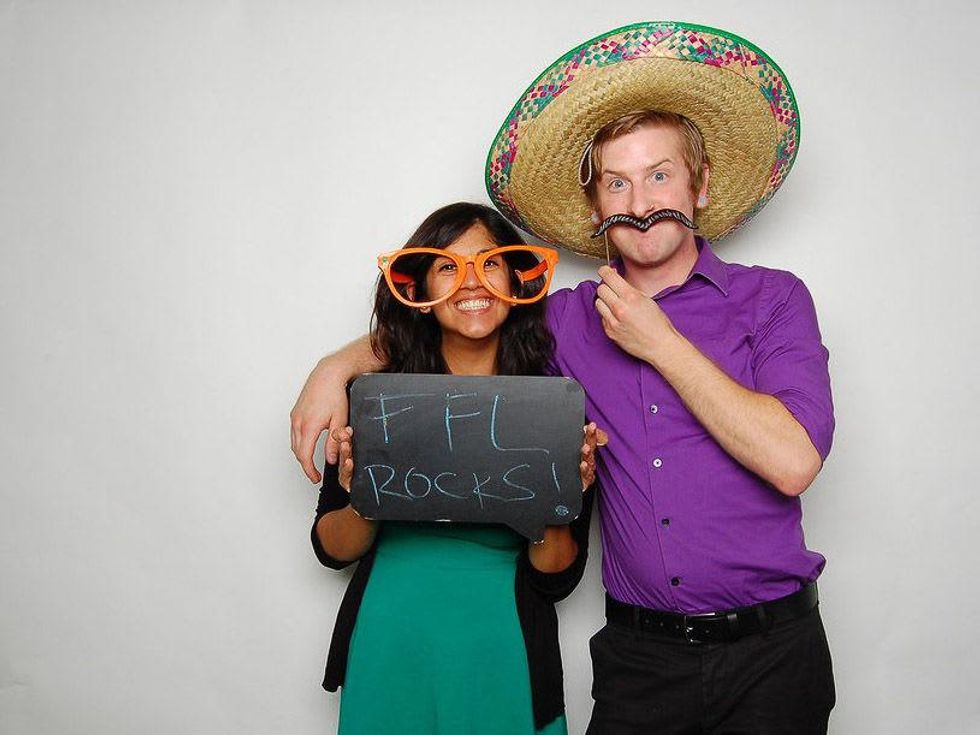 Friends for Life Houston anniversary party June 2013 Gaby Quiroz, Jake Novark