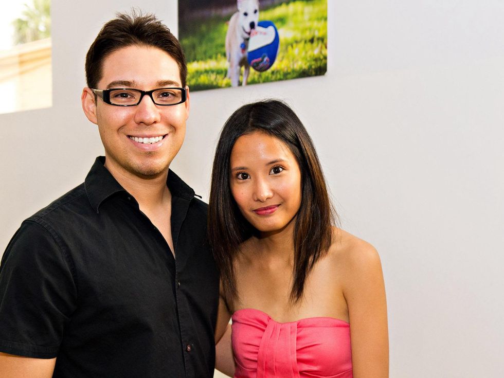 Friends for Life Houston anniversary party June 2013 Saul Herrera, Viviene Belza