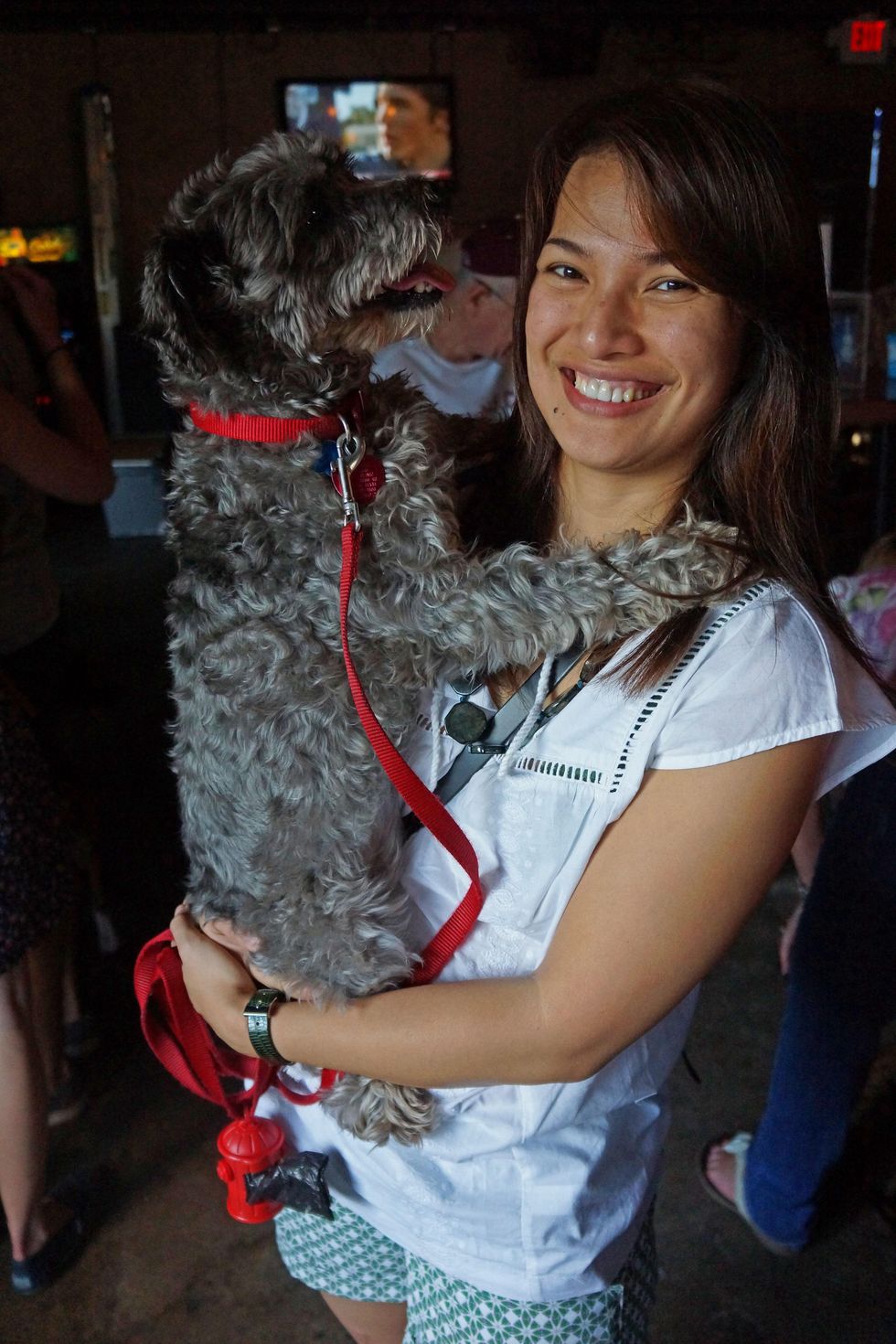 Friends for Life Houston Pints for Pups fundraiser August 2013 Mona Talbert and Sprinkles