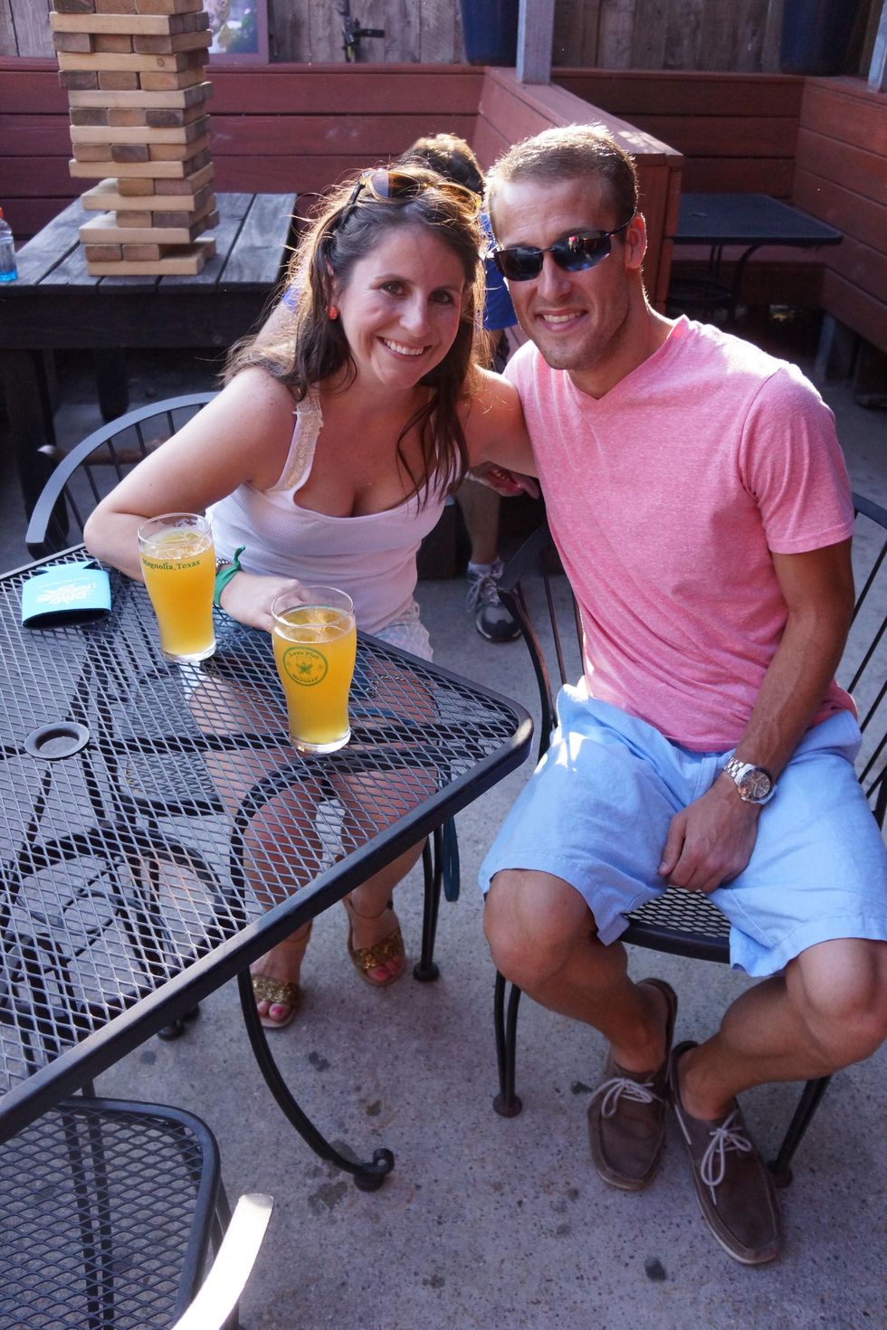 Friends for Life Houston Pints for Pups fundraiser Kate Woolsey, Brian Apgar August 2013