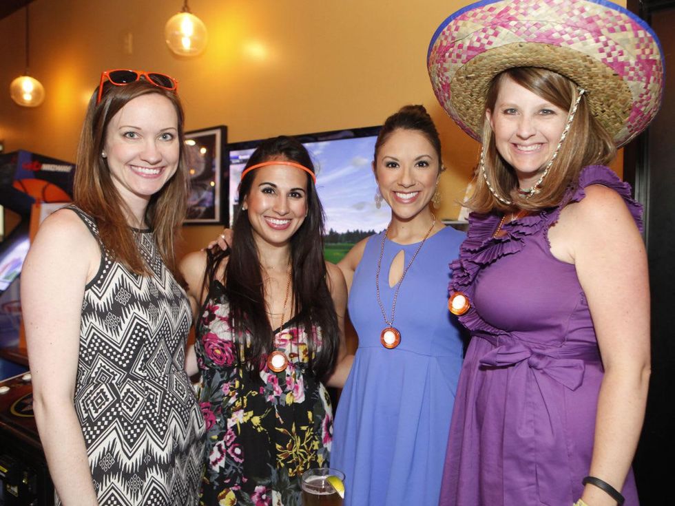 Friends of Depelchin Cinco de Mayo Eliza Wright, Anna Lyssa Cuevas, Rebecca Cantu and Mandi Lewis