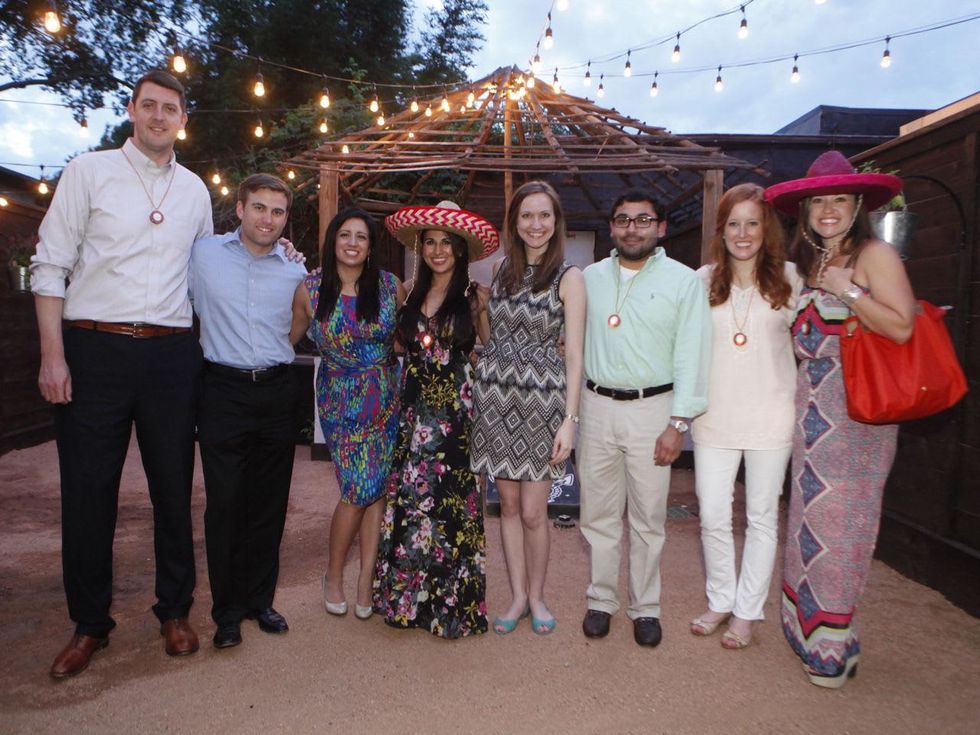 Friends of Depelchin Cinco de Mayo Robert Tinnell, Jason Johnson, Jessica Gonzalez, Anna Lyssa Cuevas, Eliza Wright, Stephen Quezada, Amy Hargis and Shay Joffrion