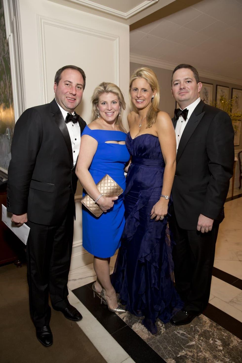 Friends of Fondren Library, Feb. 2016, Lee Zeiben, Tricia Zeiben, Elle Anderson, Clarke Anderson