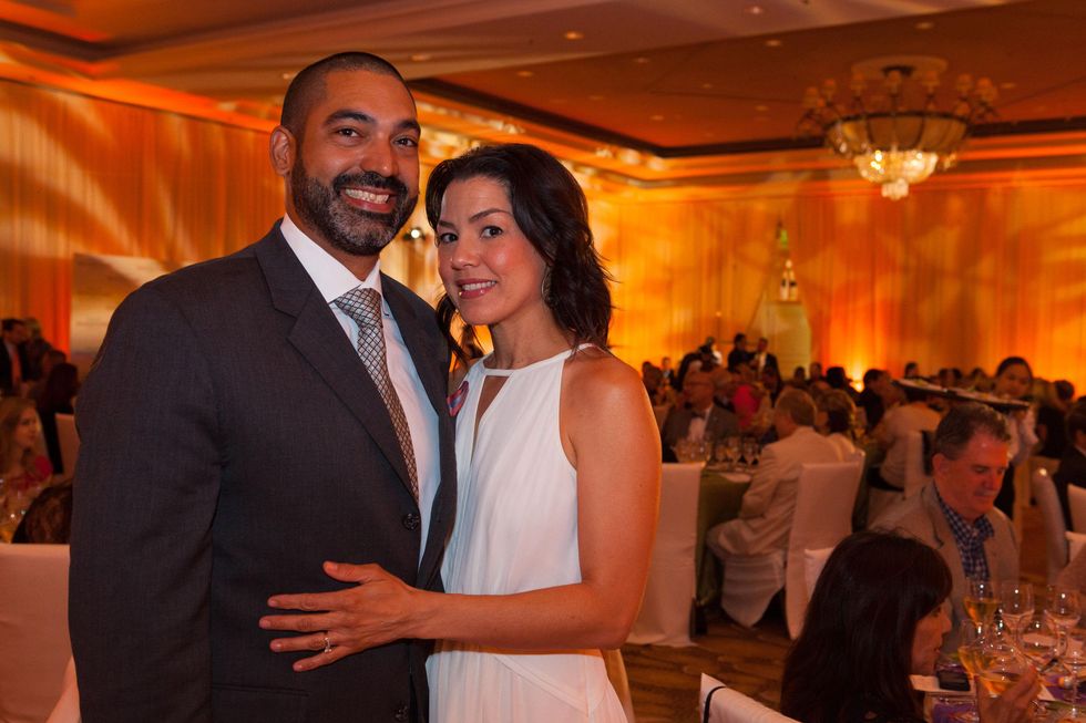 Fritz and Monica Collinet at the Sugar Land Wine and Food Affair April 2015