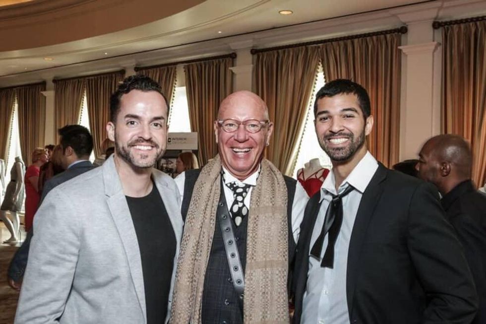 Fritz Macdonald, Kelly Amen, Angel Rios at Passion for Fashion luncheon