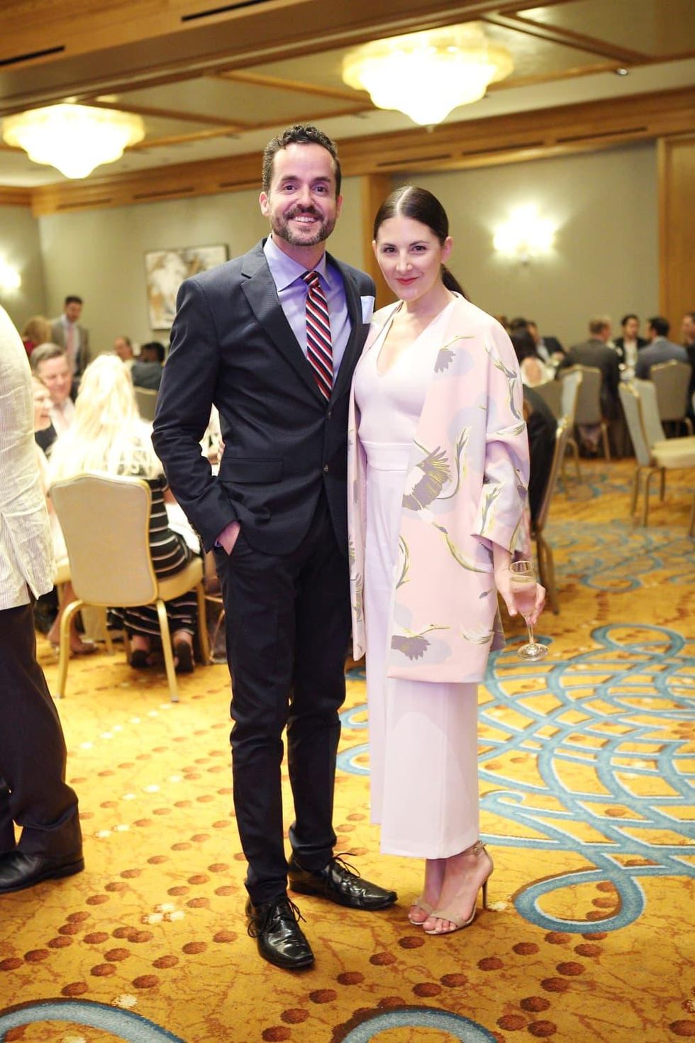 Fritz McDonald, Kate Gunning at Great Age Movement fundraiser