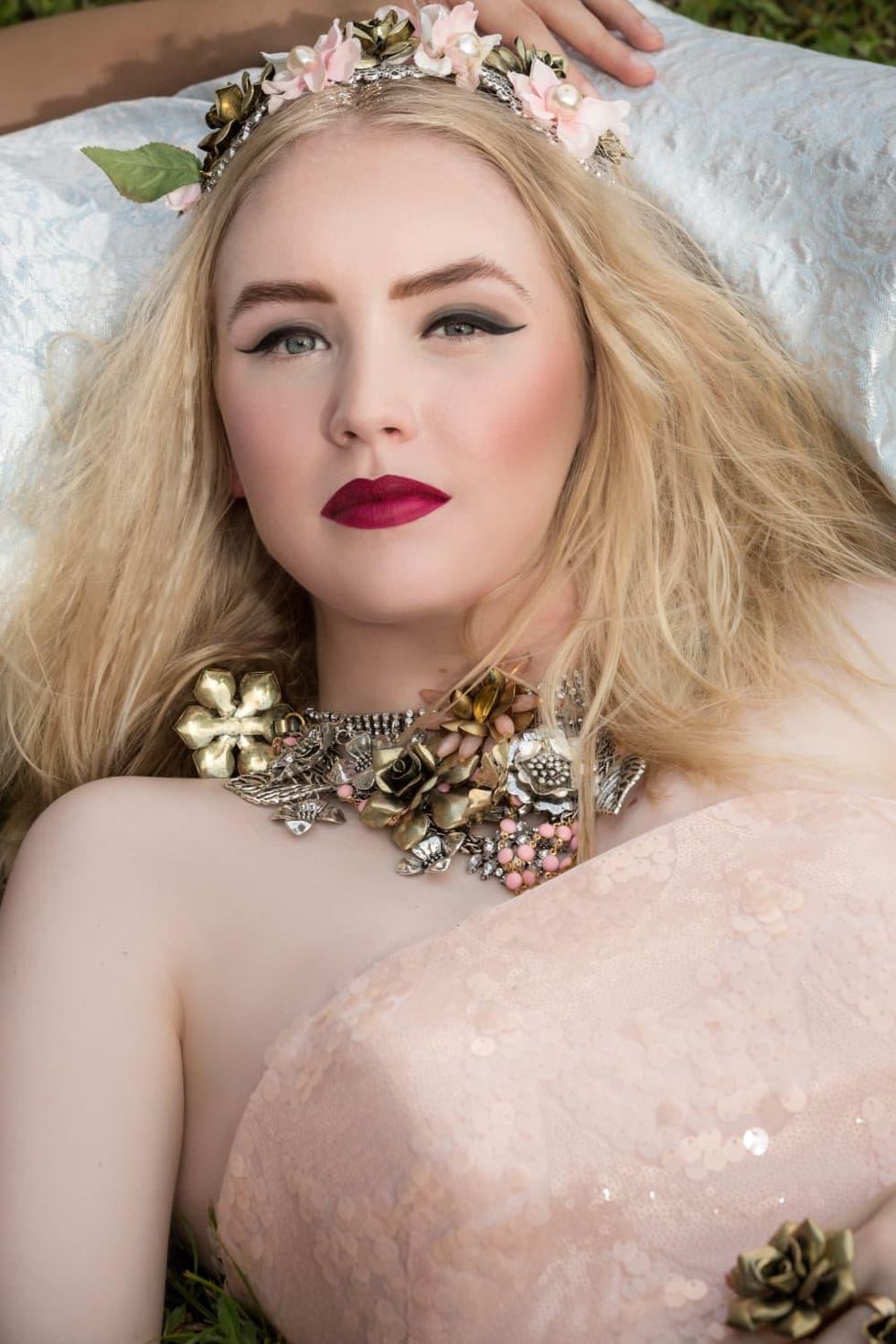 From Jessie Dugan's Spring Shoot. This was also part of a collaboration featuring other Houston fashion designers, including wardrobe by Miles David