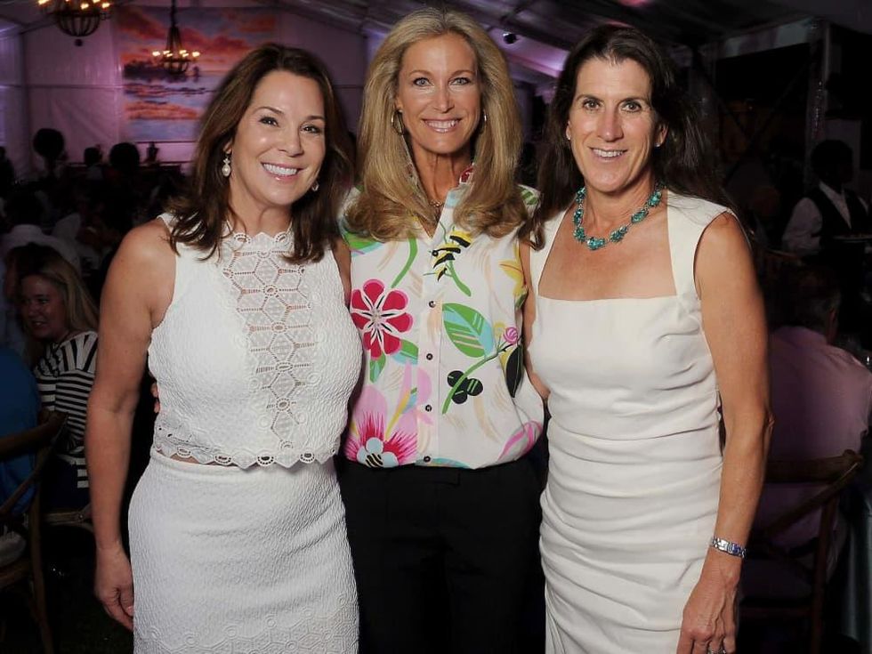 From left Cherie Flores, Janet Hobby and Kate Gibson, Toast the Coast Nature Conservancy Gala