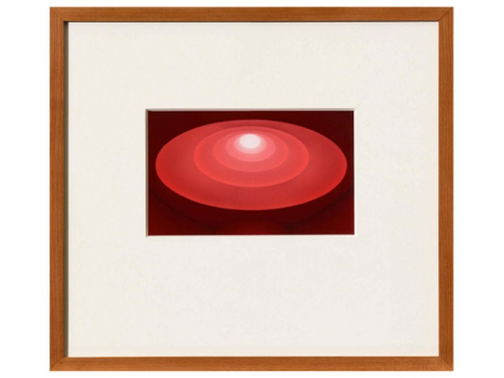 From The Guggenheim James Turrell September 2014 James Turrell, From The Guggenheim, 2013, Untitled, Aquatint, RED Courtesy Hiram Butler Gallery