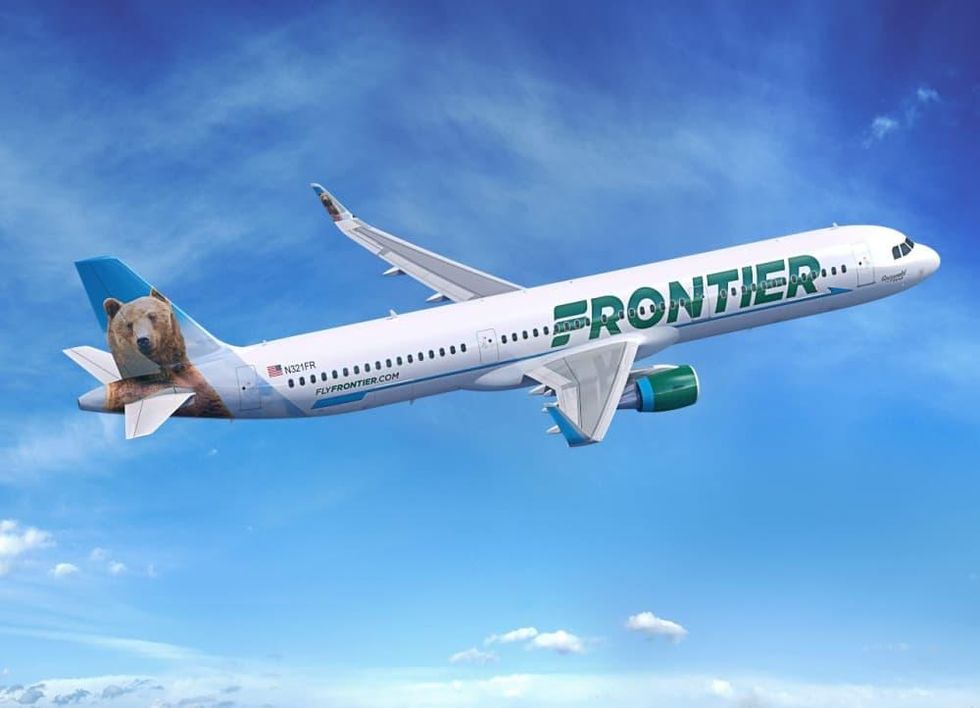 Frontier Airlines Houston jet