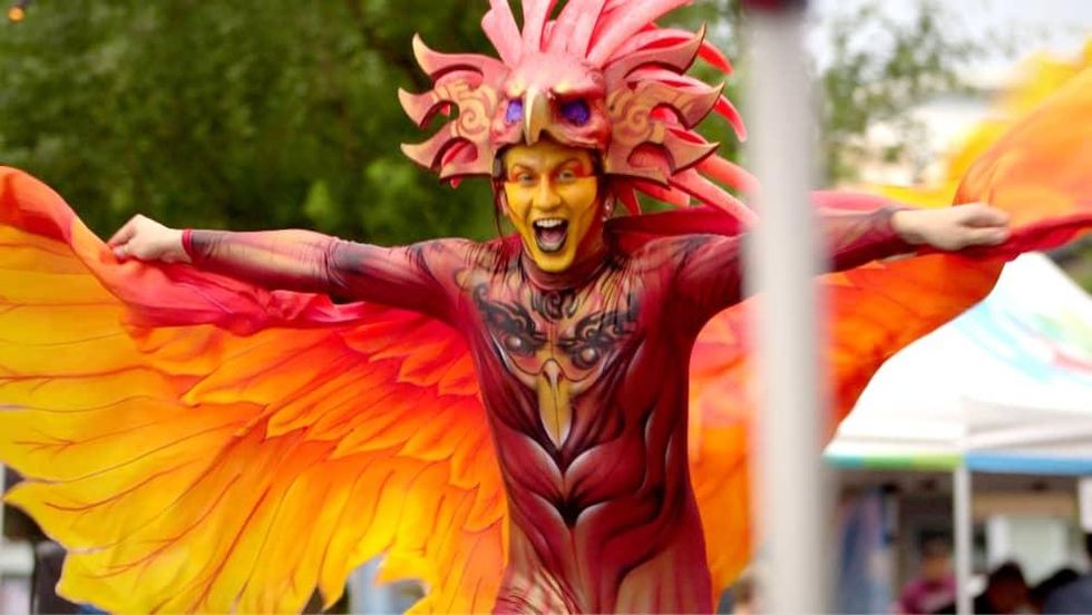 Frost Houston HEB wine walk pop-up