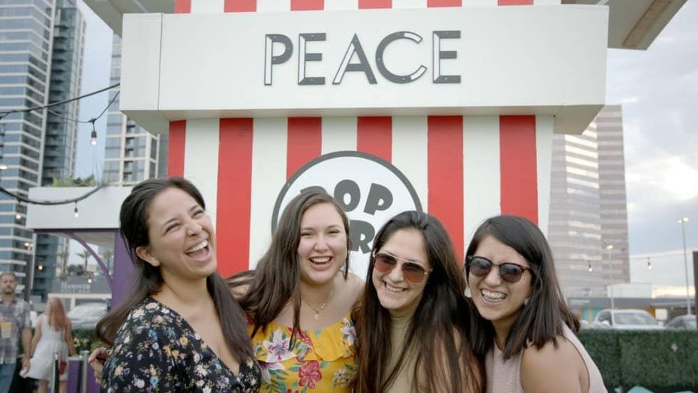 Frost Houston pop-up Rooftop Cinema Club