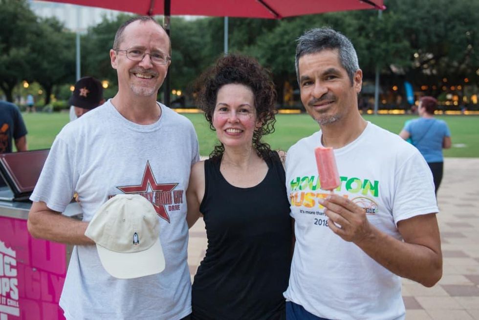 Frost It Forward Discovery Green yoga popsicle Alex Vickery, Alejandra Gonzalez, Alec Martinez