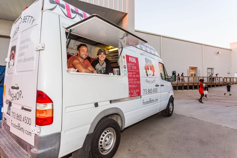 Frosted Betty food truck at Justin Garcia presents 7 Unlayered October 2014