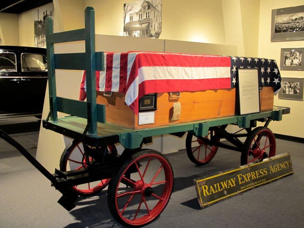 Funeral Museum Railroad Cart