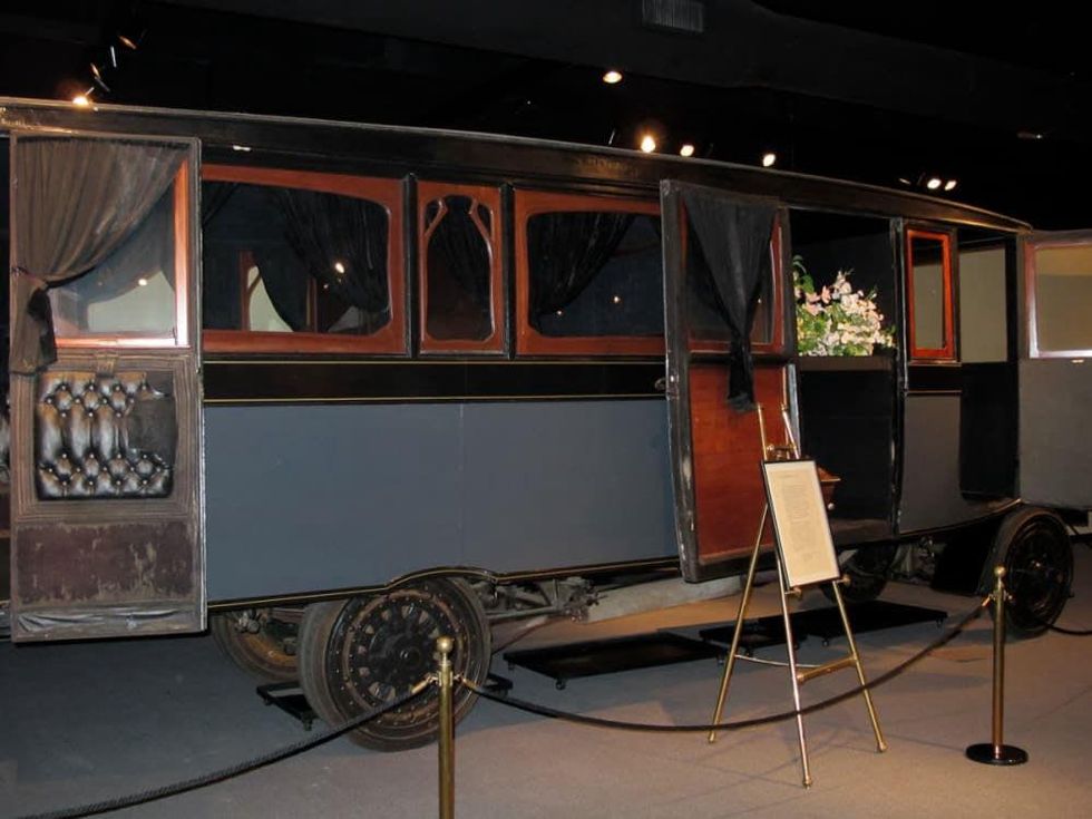 Funeral Procession Bus