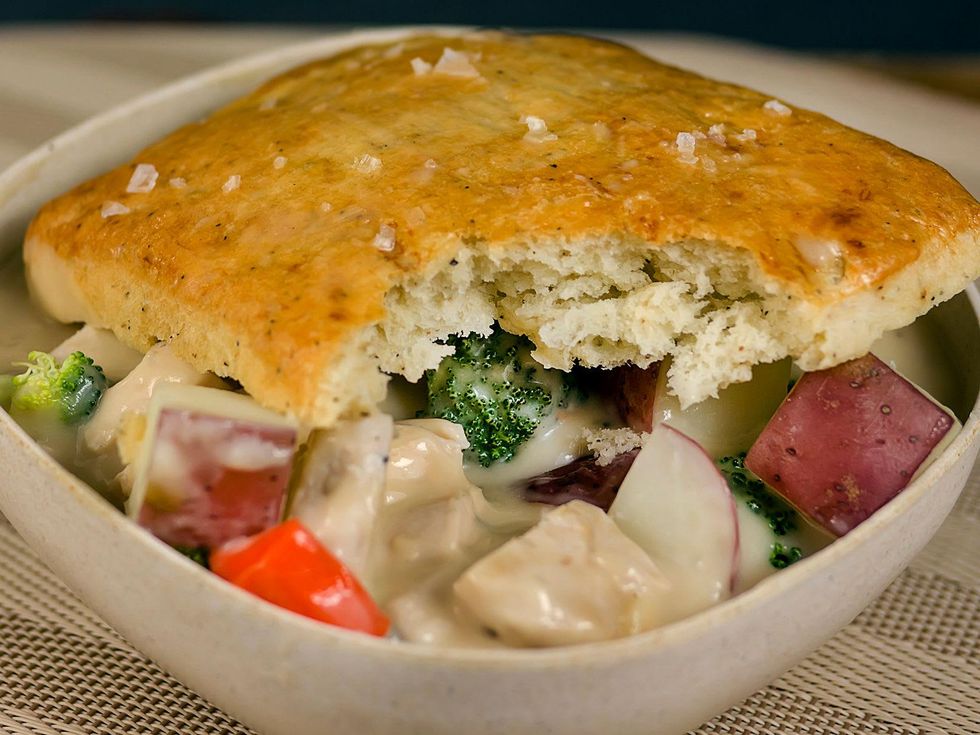 Funky Chicken Houston pot pie December 2013