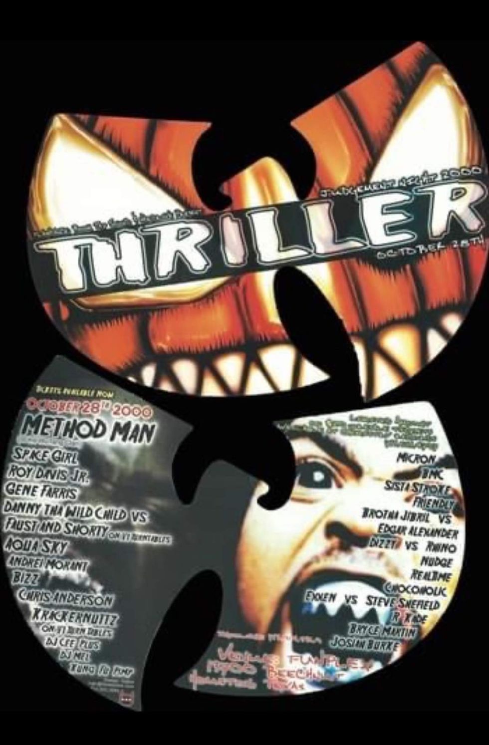 Funplex Thriller rave flyer
