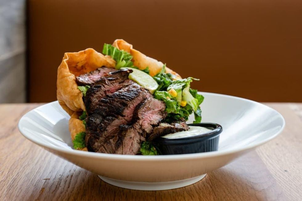 Fusion Eats steak salad