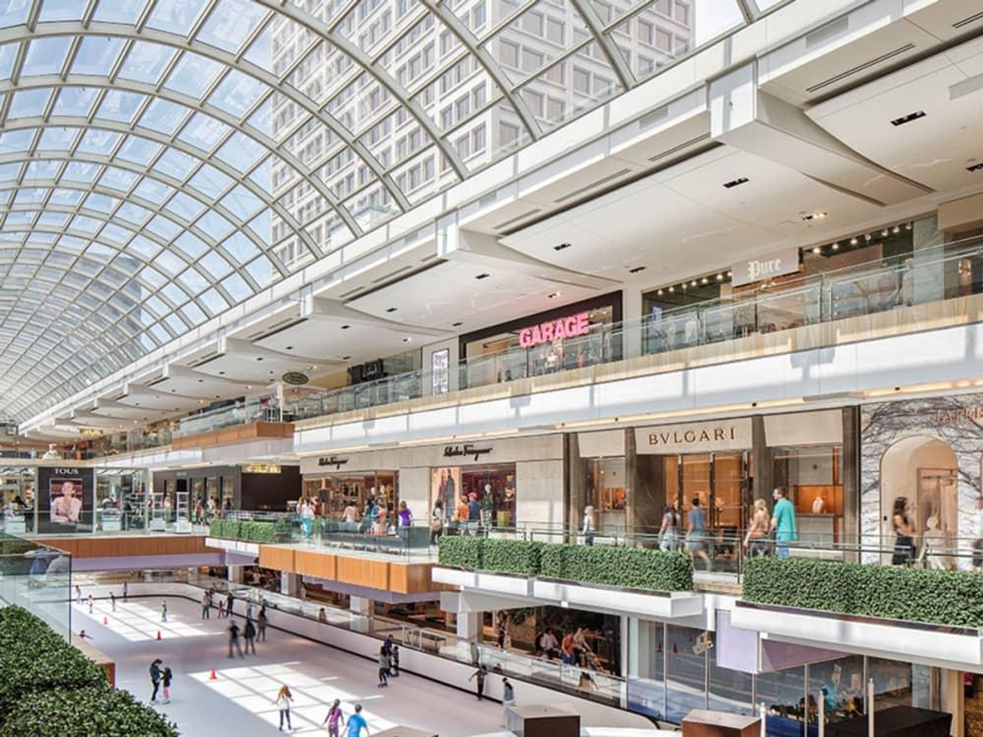 Select retailers at Galleria Dallas will open for retail-to-go on Friday
