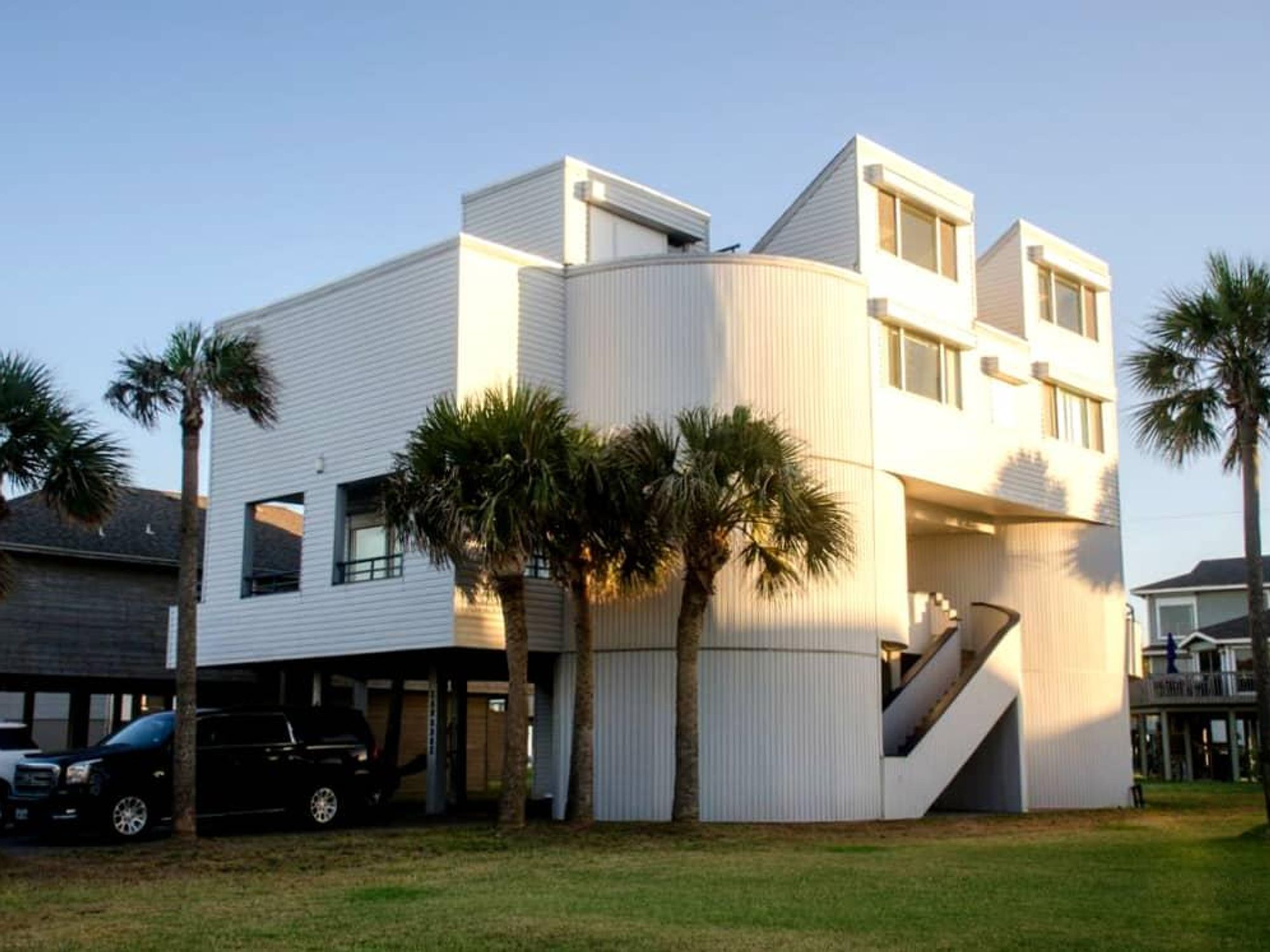 Galveston beach house rental waterfront