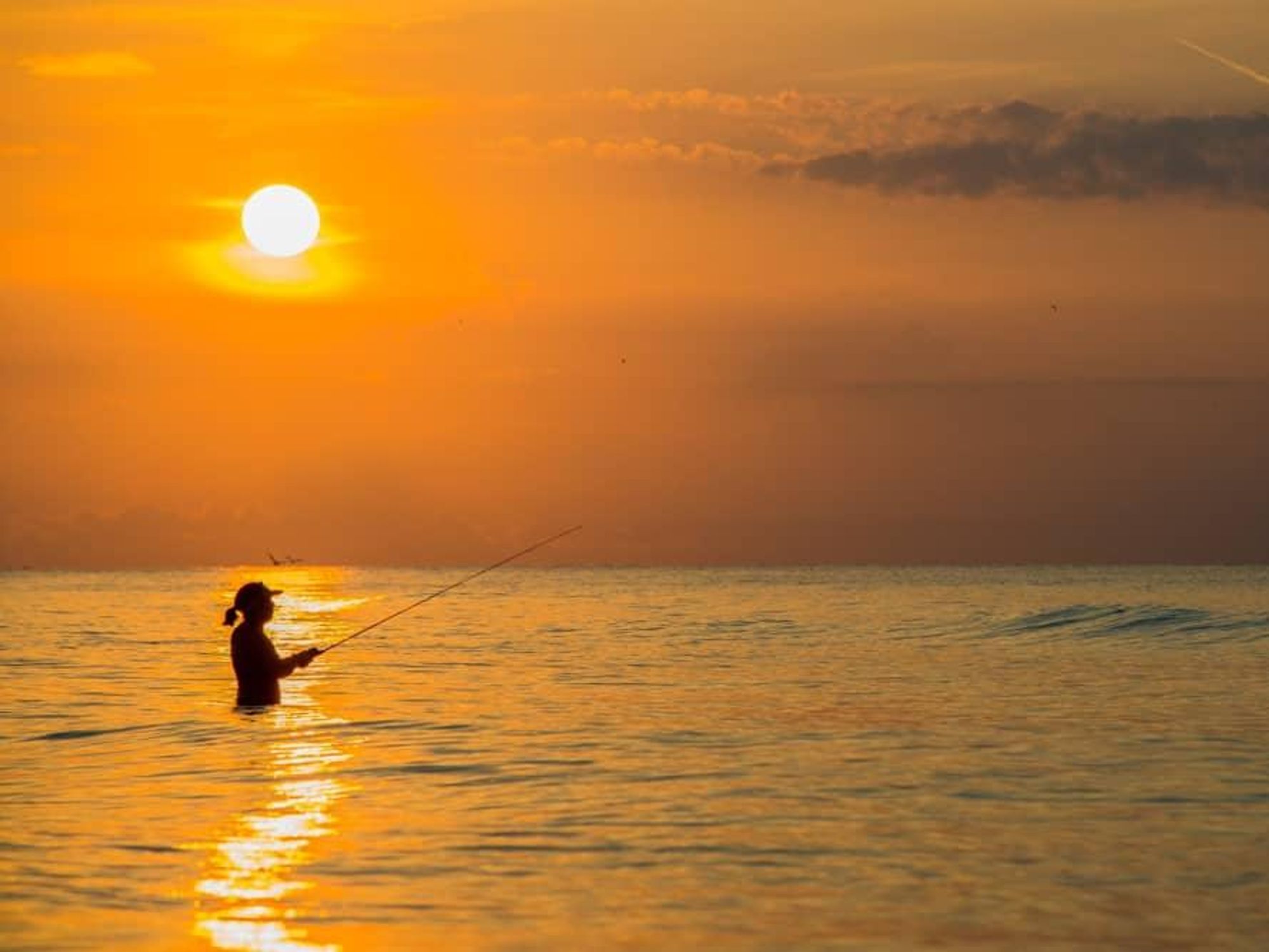 Galveston Island State Park - sunset