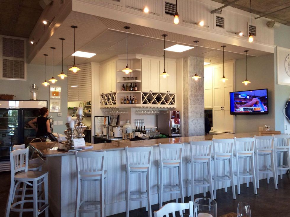 Galveston Porch Cafe interior dining